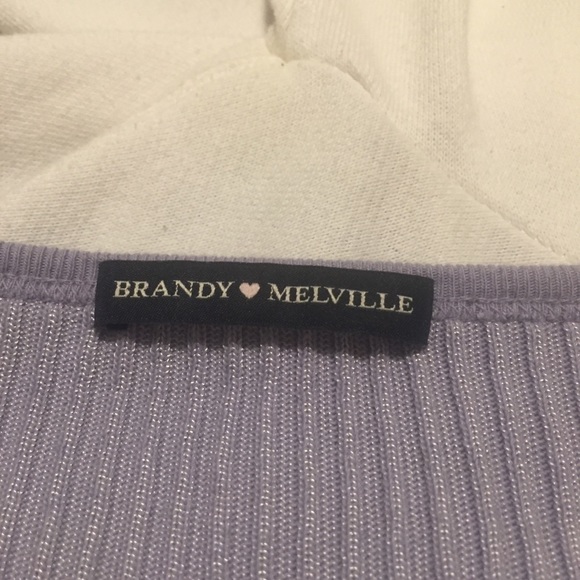 Rare Brandy Long sleeve Purple Zelly Top - Picture 2 of 2